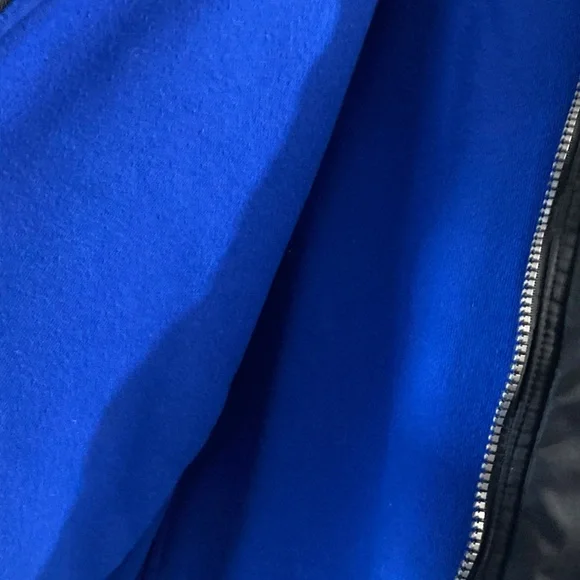 Wonder Nation Black Bomber Jacket with Blue Accents - Picture 7 of 9